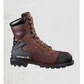 Men's 8" Pebbled Brown Waterproof Insulated CSA Boot - Steel Toe